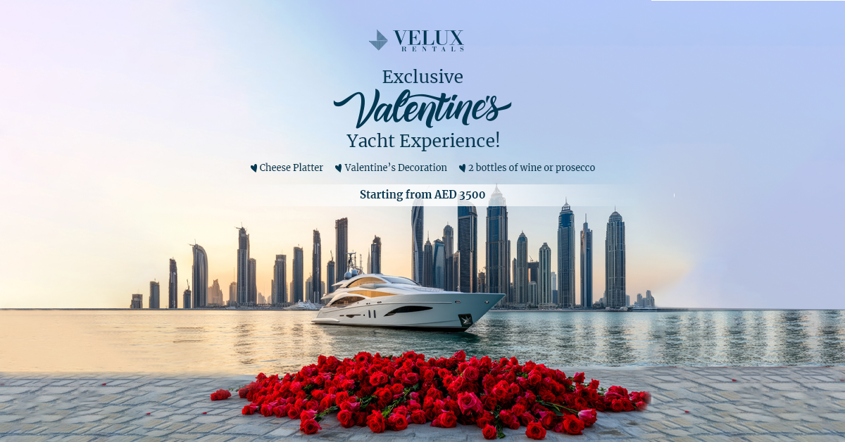 Rent a Yacht for Valentine