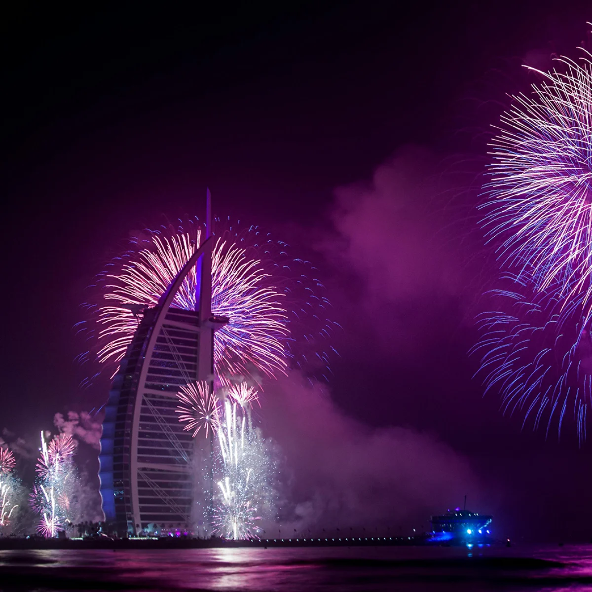 Breathtaking Fireworks and Skyline 1